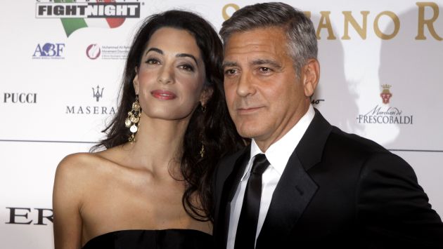 Clooney dice estar muy enamorado. (AP)