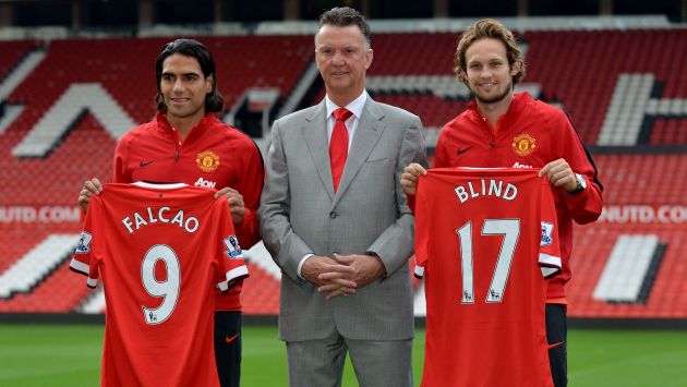 Radamel Falcao fue presentado oficialmente como jugador del Manchester United. (AFP)