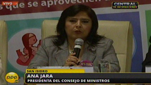 Ana Jara negó renuncia de Eleodoro Mayorga. (RPPTV)