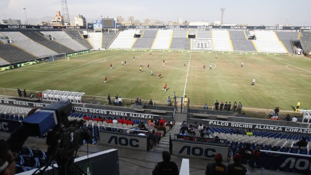 Alianza Lima jugará en Matute sin público en las tribunas populares. (USI)