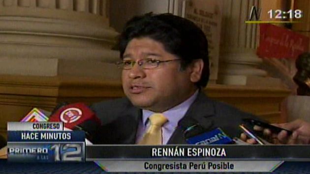 Espinoza dijo que todavía confía en la versión de León. (Canal N)