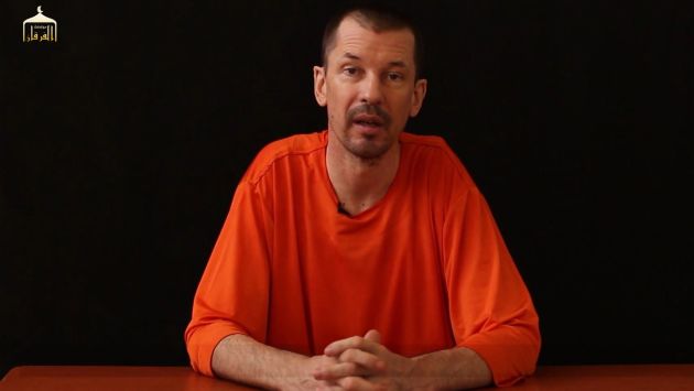 Cantlie dio a entender que no le quedó otra opción que ser presentador de programa de Estado Islámico. (AFP/YouTube)