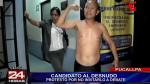 Candidato se desnudó porque no lo dejaron debatir con sus rivales en Ucayali. (Canal 5)