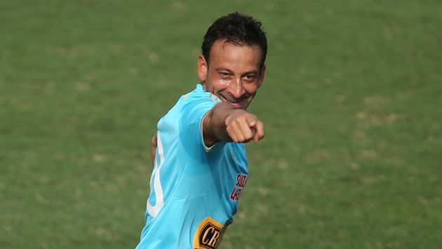 Sergio Blanco, delantero de Sporting Cristal, quiere destaparse ante Universitario. (Perú21)