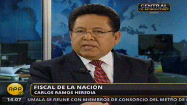 Carlos Ramos Heredia dijo que Gagó no firmó ningún contrato. (RPP TV)