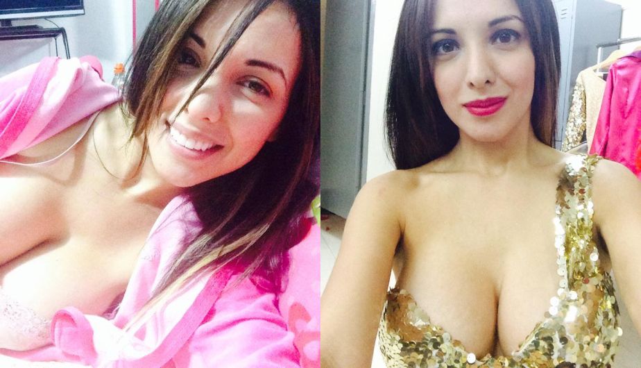 Rosangela Espinoza se unió a la moda de los selfies. (Facebook)
