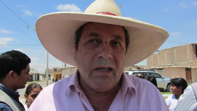 Presidente regional de Piura, Javier Atkins, dice que se han tejido muchas especulaciones sorbe su salud. (Jorge Merino)