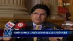 Rennán Espinoza dijo que bancada de Perú Posible se reunirá hoy. (Canal N)