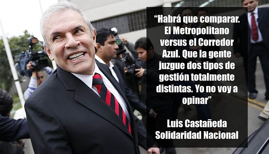 Luis Castañeda, candidato a la Alcaldía de Lima por Solidaridad Nacional. (USI)
