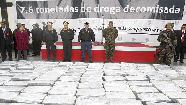 Así se anunció la incautación de droga en Huanchaco, aunque peso de la droga no era el señalado, según peritos. (USI)