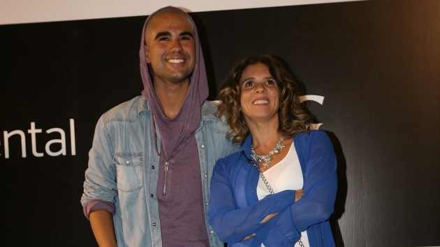 Johanna San Miguel y Stefano Salvini participaron de la película A los 40. (USI/Frecuencia Latina)