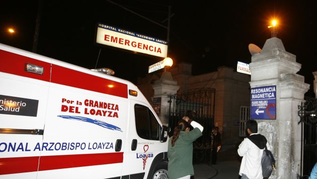 En el hospital Loayza certificaron la muerte del joven. (Perú21)