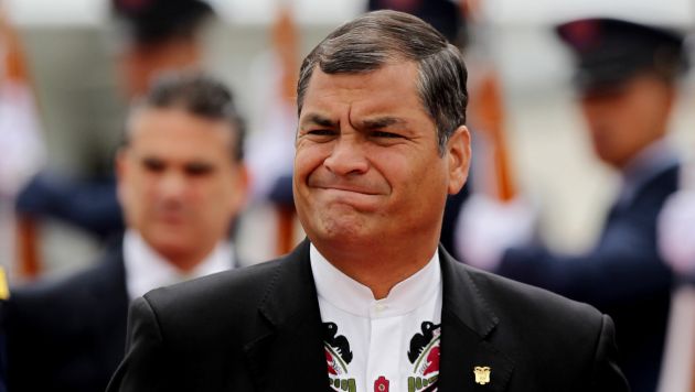 Correa ataca a los medios. (EFE)