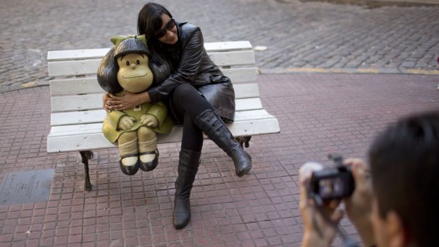 Mafalda, la niña rebelde que cumple 50 años. (AP)