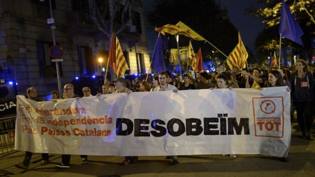 Los catalanes confían en que sacarán adelante la consulta. (AFP)