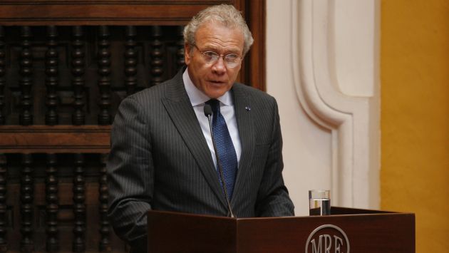 Canciller Gonzalo Gutiérrez aclaró que Diego García Sayán sí tuvo el apoyo del Gobierno peruano. (Perú21)