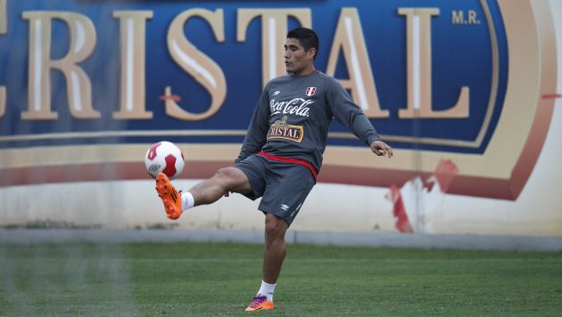 Confianza. Ávila cree que Perú puede ganarle a Chile. (USI)