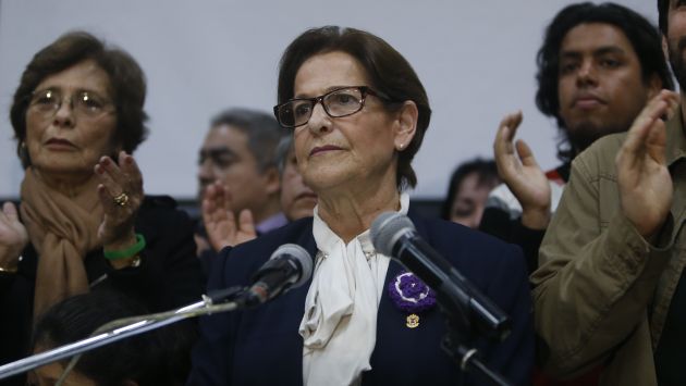 Susana Villarán anunció que continuará en la política pese a la derrota de hoy. (Perú21)