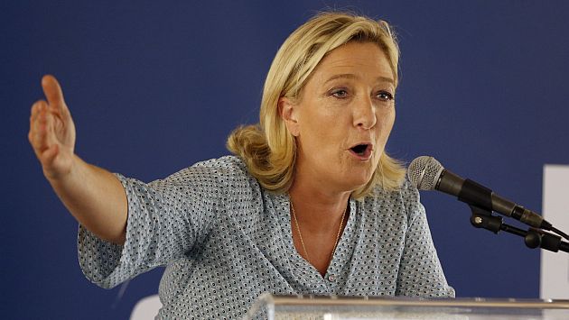 Le Pen es la líder del ultraderechista Frente Nacional (FN) francés. (AFP)
