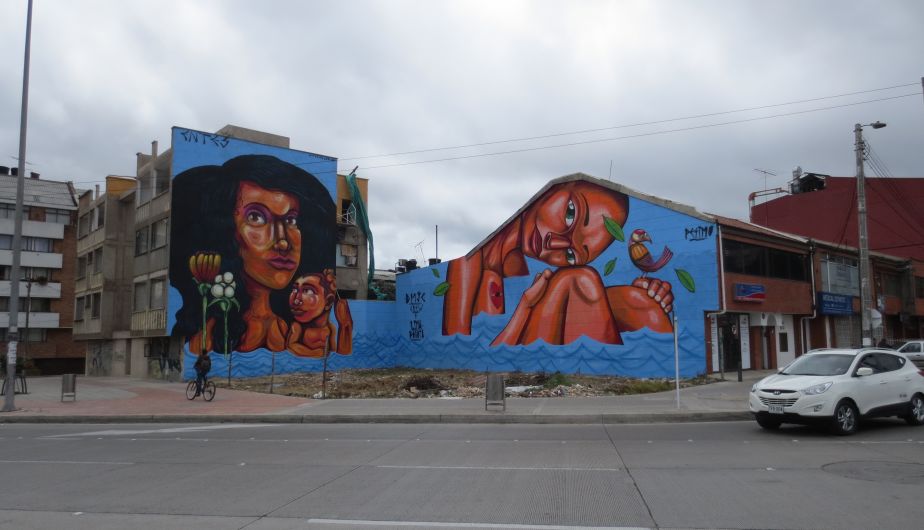 Entes y Pésimo invaden los murales de Lima con arte urbano. (Entes y Pésimo)