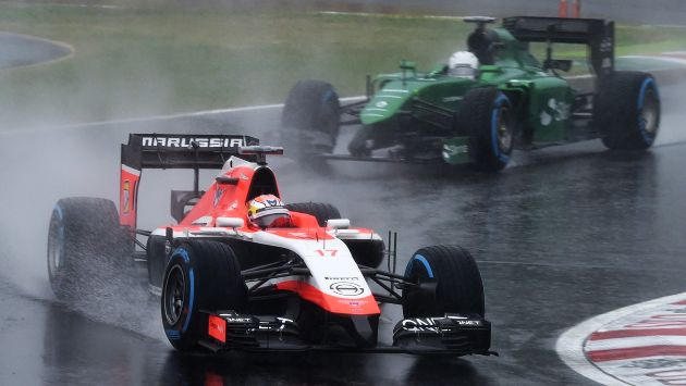 Bianchi momentos antes del accidente sufrido en Japón. (AFP)