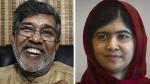 Malala Yousafzai y Kailash Satyarthi, los galardonados de este año. (Reuters/Nobel Prize)
