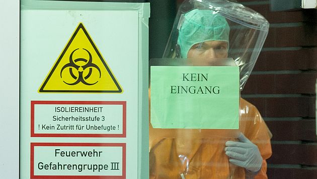 Empleado de la ONU con ébola falleció en Leipzig. (AFP)