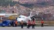 Cusco: Avión comercial se salió de la pista de aterrizaje en aeropuerto