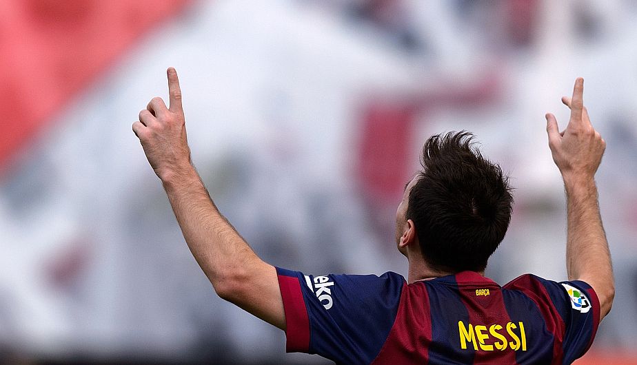 Lionel Messi: 10 cifras de la 'Pulga' en su décimo aniversario en el Barcelona. (AFP)