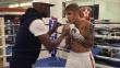 Justin Bieber entrena boxeo junto a Floyd Mayweather