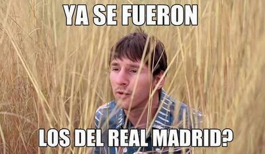 La victoria del Real Madrid sobre Barcelona en memes. (@angelamarcela)