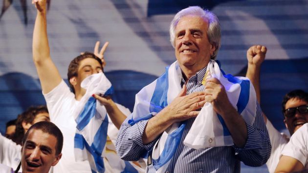 Tabaré Vázquez parte como favorito para el balotaje de noviembre. (Reuters)