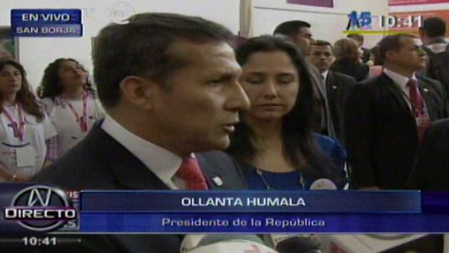 Ollanta Humala habló de triángulo terrestre. (Canal N)
