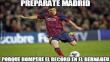Barcelona vs Real Madrid: Memes que calientan la previa del derbi español