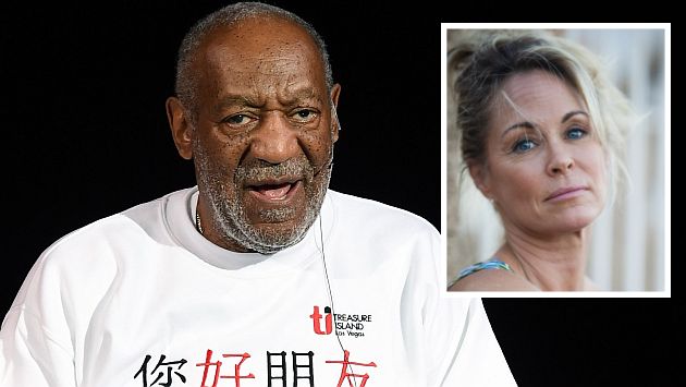 Bill Cosby y la mujer que ahora lo acusa: Barbara Bowman. (AFP/Daily Mail)