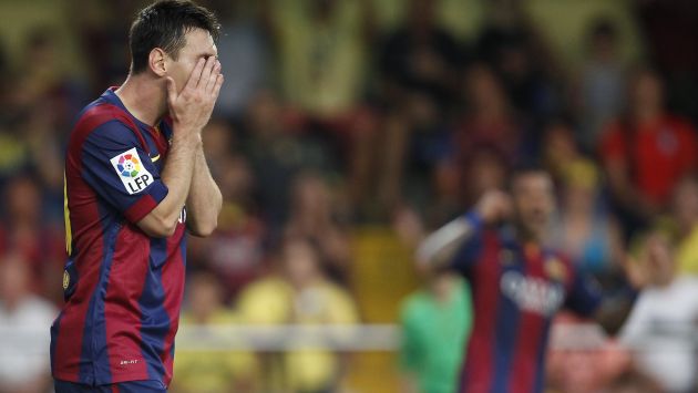Messi fue titular en el derbi que el Barza perdió 3-1 contra Real Madrid. (AP)