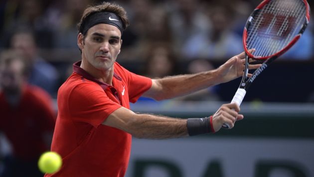 Roger Federer derrotó a Jeremy Chardy en París. (AFP)