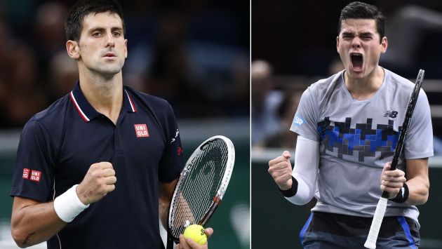 Djokovic y Raonic disputarán la final del Masters 1000 de París. (Reuters/AFP)