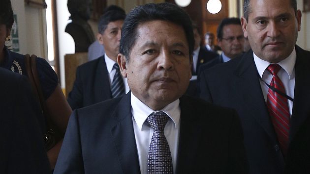 En el Congreso. Carlos Ramos Heredia fue interrogado por la comisión Áncash por varias horas. (Martín Pauca)