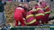Pasco: Tres obreros murieron sepultados tras derrumbe en una zanja