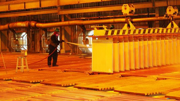 Ministerio de Energía y Minas recortó estimado de producción de cobre. (Difusión)