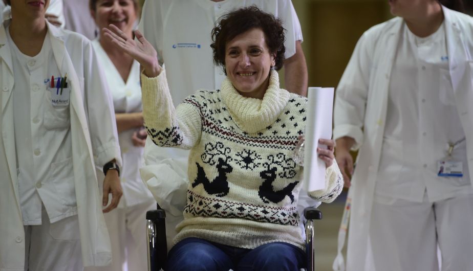 Teresa Romero, primera infectada fuera de África, recibió alta médica. (AFP)