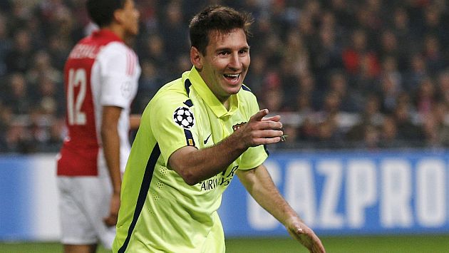 Lionel Messi igualó a Raúl González como máximo goleador de la Champions League. (Reuters)