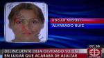 Edgar Miguel Alvarado Ruiz es el delincuente identificado. (América TV)