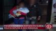 Huaral: Policía recuperó a bebé de tres días de nacido que fue robado