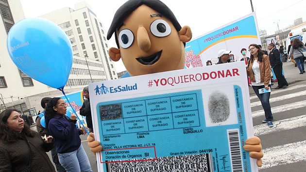 Ya son 100 mil los donantes de órganos en el Perú. (Andina)
