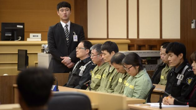 Capitán del ferry Sewol fue condenado a 36 años de cárcel en Corea del Sur. (Reuters)