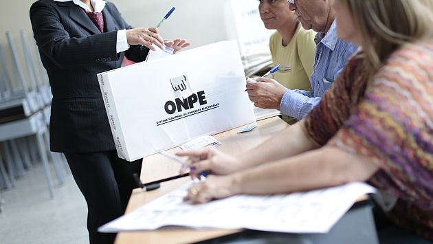 ONPE detectó aportantes sospechosos en la reciente campaña electoral. (USI)