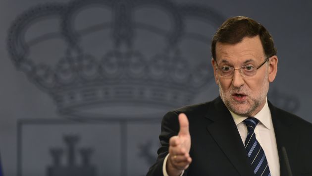 El presidente español resalto que solo uno de cada tres catalanes participó de la consulta. (AP)
