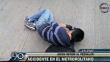 Metropolitano: Estudiante cayó a vía de buses y no recibió ayuda inmediata